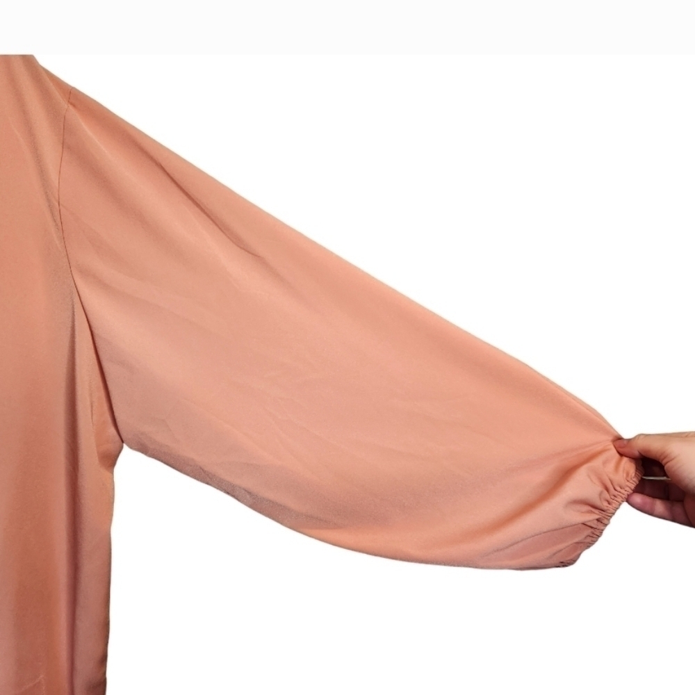 Universal Standard Balloon Sleeve Blouse Size L (22-24) in Muted Clay - Picture 10 of 15